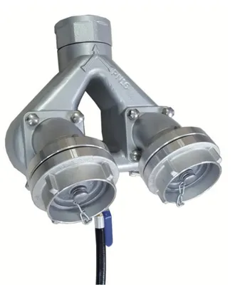 Produktbild von Einspeisearmatur, hängend in Anlehnung DIN 14461-4 ALU 3"