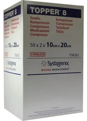Image de Topper 8 compresse 10x20 cm stérile 50X2 pcs