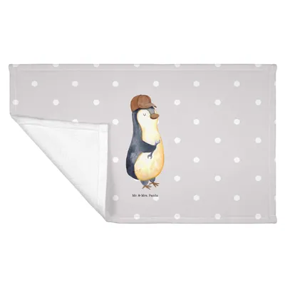 Produktbild von Mr. & Mrs. Panda Handtuch Wenn Papa es nicht reparieren kann, sind wir am Arsch - Grau Pastell - Geschenk, kleines, 50x100, Vatertag, frottee, Dad Bester Vater, Muttertag