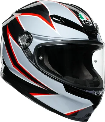 Produktbild von AGV K-6 Flash Helm, schwarz matt/grau, 2XL (63/64)