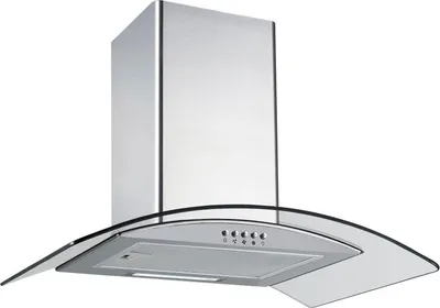 Produktbild von Focus Essenza 60 Dunstabzugshaube Glas Edelstahl mit 3 Stufen, 279m³/h Luftstrom und aluminium Fettfilter