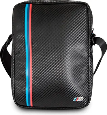 Zdjęcie produktu dla BMW Carbon Tricolor Stripe - Torba na tablet 8" (czarny)