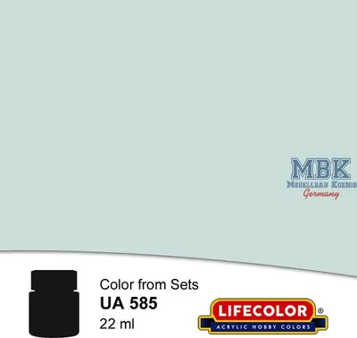 Obrázek produktu pro LIFECOLOR LC-UA585 UA585 Světle modrá šedá – světle modrá