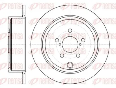 Produktbild von 2x REMSA Bremsscheibe 61415.00 hinten für TOYOTA GT 86 Coupe (ZN6_) 286mm 63mm