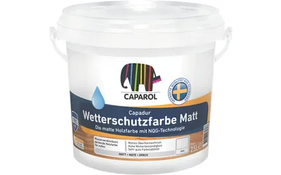 Produktbild von Caparol Capadur Wetterschutzfarbe Matt, weiss, 2,5l