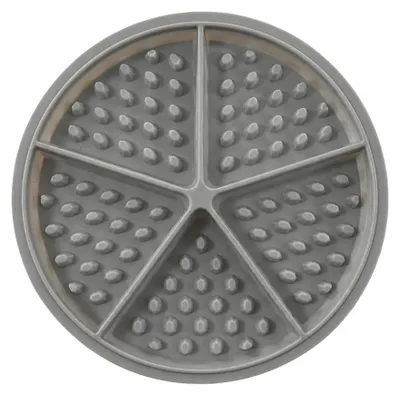Produktbild von INF Silikon-Waffelform - Runde graue Backform für DIY-Waffeln