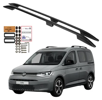 Obrázok produktu pre Strešné lyžiny VOLKSWAGEN CADDY FORD TRANSIT CONNECT SHORT 2020 - ČIERNA