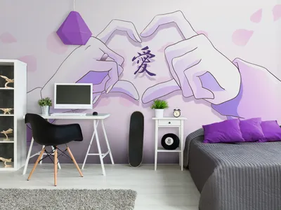 Produktbild von Vlies Fototapete Anime-Liebe 400x280 cm Tapeten Wandtapete XXL japanische Manga i-A-10016-a-a