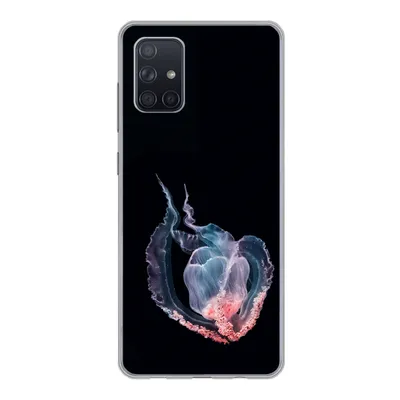 Produktbild von MuchoWow® Handyhülle Schutzhülle Hülle für Samsung Galaxy A51 Quallen - Meerestiere - Schwarz Silikon Softcase Handy Hülle - Schutzabdeckung