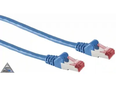 Zdjęcie produktu dla Kabel krosowy kat6A S/FTP PIMF bezhalogenowy niebieski 30m