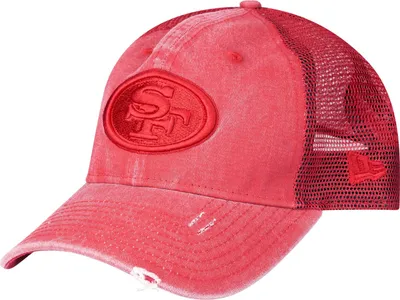 Produktbild von New Era 9Twenty Trucker Cap - WASHED San Francisco 49ers rot