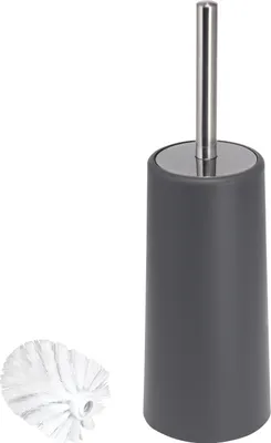 Produktbild von bremermann WC-Bürste Kunststoff, Standbürste grau