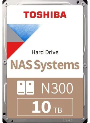 Image de Toshiba N300 10 To – Disque dur NAS 7200 tr/min