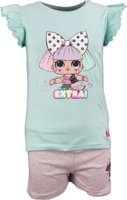 Produktbild von LOL Surprise Kinder Schlafanzug Pyjama – Grün / 98