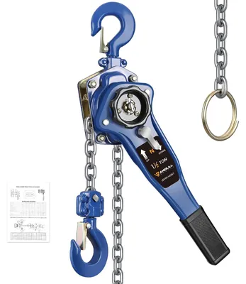 Image de Treuil manuel de 1,5 tonne - 6 mètres - Bleu