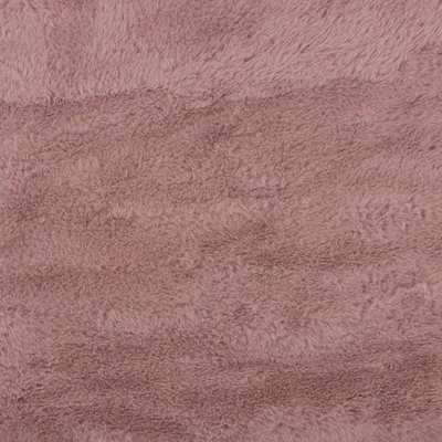 Produktbild von Fellimitat Stoff Meterware Kunstfell kuschelweich altrosa 1,5m