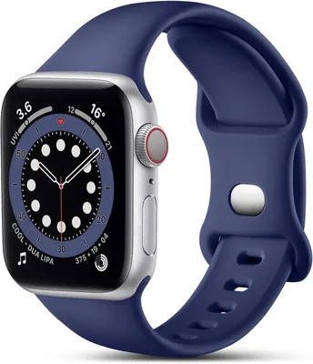 Zdjęcie produktu dla Silikonowy pasek zamienny do Apple Watch, 38mm-49mm, Kompatybilny z SE, Series 1-9, Sportowy pasek