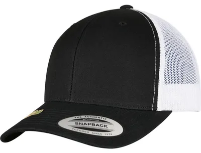 Produktbild von FLEXFIT 6606RT | YP Classics Recycled Retro Trucker Cap 2-Tone - Farbe: Black/White - Größe: One Size