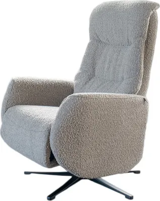 Produktbild von KAWOLA Sessel SARI Relaxsessel drehbar Stoff taupe