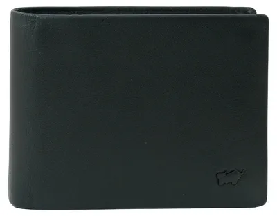 Produktbild von Portemonnaie HANNES RFID Geldbörse 4+4 Kartenfächer schwarz Herren - Leder