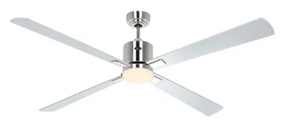 Obrázek produktu pro Stropní ventilátor ECO NEO III 152, kartáčovaný chrom – wenge/stříbrný, WiFi, se světlem