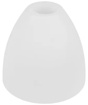Glas-Lampenkap E27 mattweiß Ø 13,5 cm