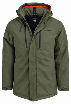 Produktbild von Dry Fashion Herren Funktionsjacke Grönland - Parka Oliv, Größe 4XL