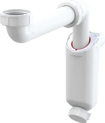 Obrázok produktu pre AlcaDrain A43S priestorovo úsporný sifón pre umývadlo DN 32 s 5/4" maticou