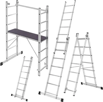Zdjęcie produktu dla Aluminiowe rusztowanie drabinowe KADAX 320 cm