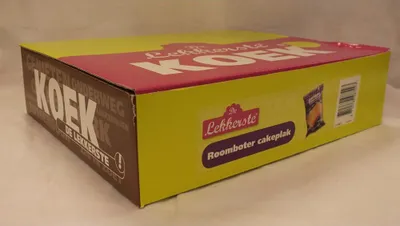Produktbild von De Lekkerste Roomboter Cakeplak 16 x 90g (Butter-Kuchen-Scheibe)