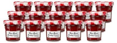 Produktbild von Bonne Maman Erdbeermarmelade 15x30g, fruchtig-süßer Brotaufstrich, 450g