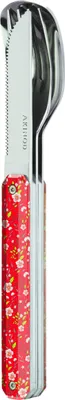 Produktbild von Akinod 12h34 Besteckset feststehend roter helianthma