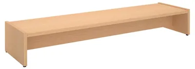 Produktbild von Monitorständer ZOOM, Buche – Bildschirmerhöhung 100cm für 2 Monitore, ergonomischer Schreibtischaufsatz, Organizer für Schreibtisch