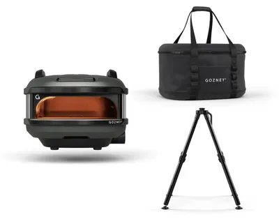 Produktbild von Gozney Tread Pizzaofen + Transporttasche + Standfuß Off Black