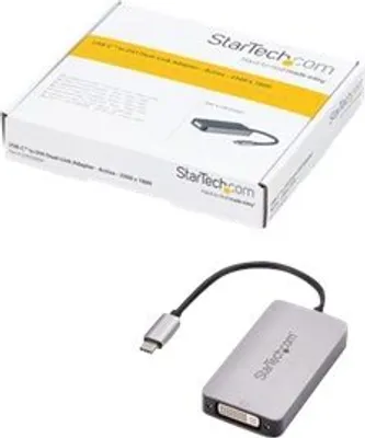 Obrázek produktu pro StarTech.com CDP2DVI, 3.2 Gen 2 (3.1 Gen 2), USB typu C, DVI výstup, 1920 x 1200 px