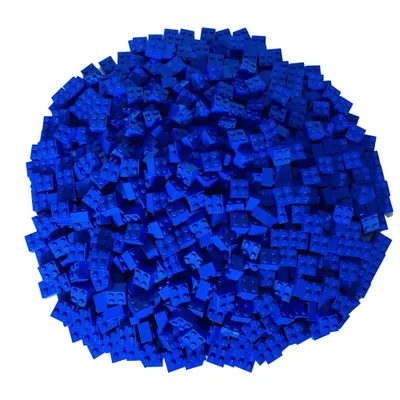 Obrázek produktu pro LEGO® 2x2 kostky Vysoké kostky Modrá - 3003 NEW! Množství 250x