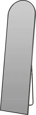 Obrázok produktu pre Veľké stojace zrkadlo čierne 150x40 cm