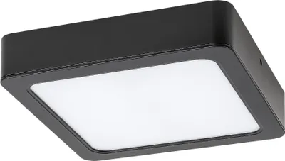 Obrázok produktu pre Štvorcový čierny LED plafón 15W Shaun2 Rabalux