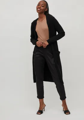 Produktbild von VILA Langer Cardigan Gemütliche Strickjacke mit Taschen Knit Jacket VIRIL Größe: XS