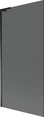 Produktbild von Mexen Next L Badewannenfaltwand 1-flügelig 90 x 150 cm, graphit, schwarz - 895-090-000-03-40-70