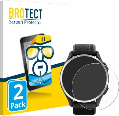 Produktbild von 2x Für Garmin Approach S44 Schutzfolie BROTECT Displayschutz Display Schutz Folie Klar Transparent