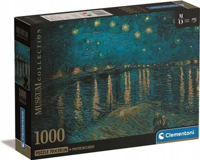 Immagine prodotto di Puzzle CLE 1000 Mus. NotteStellataSulRod. 37089