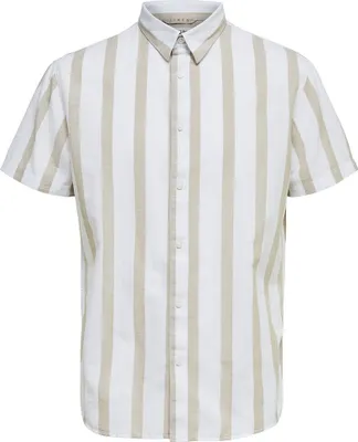 Produktbild von Selected Slim New Linen Classic Kurzarmhemd Weiß XL Mann Weiß XL