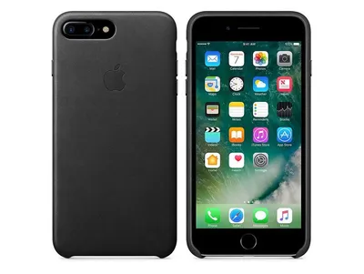 Zdjęcie produktu dla Apple MMYJ2ZM/A, Powłoka ze skóry, Apple, iPhone 7 Plus, 14 cm (5.5"), Czarny