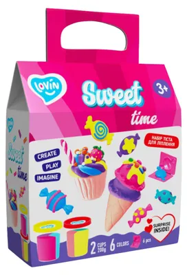 Immagine prodotto di Zestaw ciastoliny piankoliny do modelowania Sweet Time