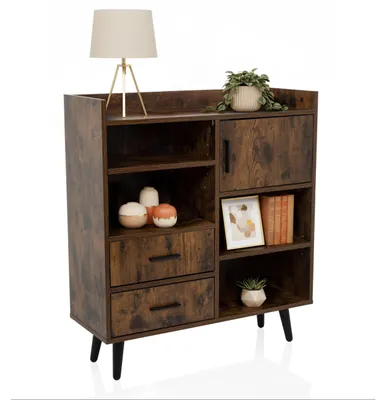 Obrázek produktu pro hjh LIVING Komoda se 2 zásuvkami MYRDAL Příborník 90,0 x 80,0 x 30,0 cm