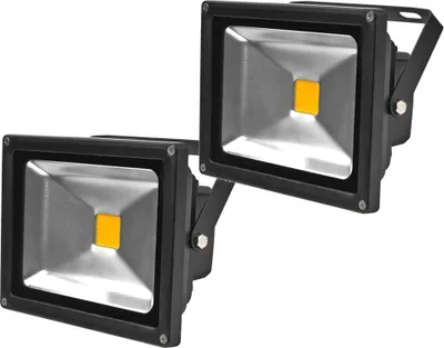 Immagine prodotto di 2 proiettori LED da 20 W, Greenmigo IP65 impermeabili, bianco freddo, 120°, proiettori LED da esterno, alimentazione CA 85-265 V, bianco luce diurna