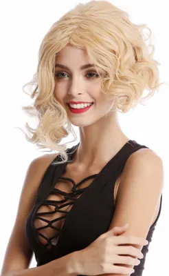 Produktbild von WIG ME UP Perücke Wilde Locken Blond Mittelscheitel YZF-4361-26/144/613