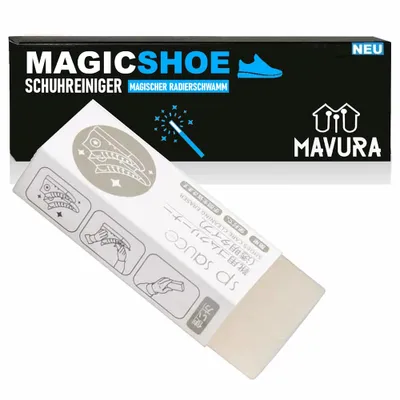 Produktbild von MAGICSHOE Schuhreiniger Schuh Radiergummi Radierer Schmutzradierer Sneaker Weiß