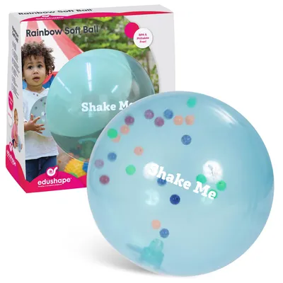 Image de Edushape – Modèle 705373 – Ballon de softball – Arc-en-ciel